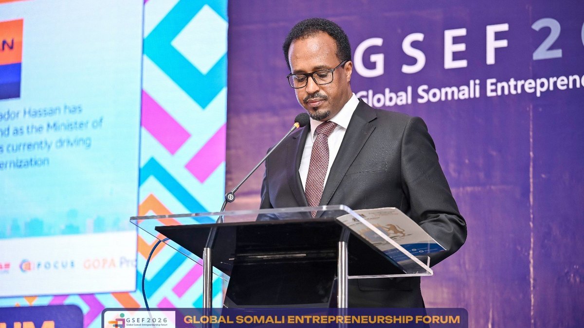 Wasiirka Ganacsiga Soomaaliya oo ka hadlay awoodda ganacsi ee gaarka loo leeyahay ee Madasha Ganacsiyada Nairobi