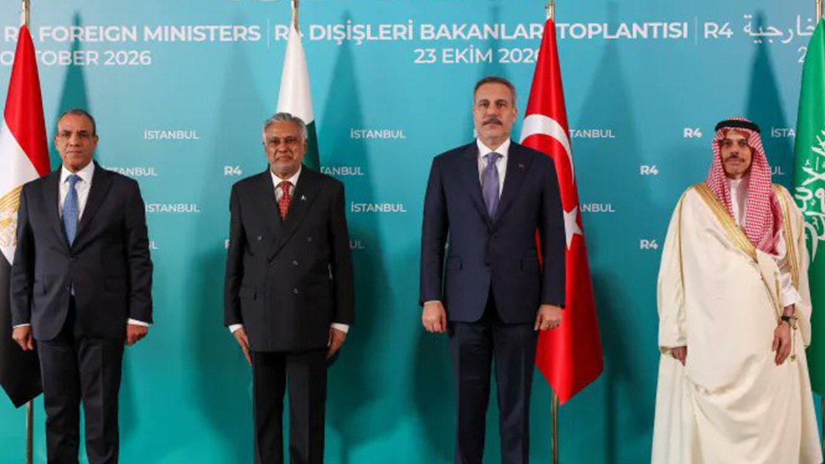 Wasiirada Arrimaha Dibadda Turkiga, Masar, Pakistan iyo Sacuudiga oo ku baaqay xal laba-dawlad ah oo degdeg ah