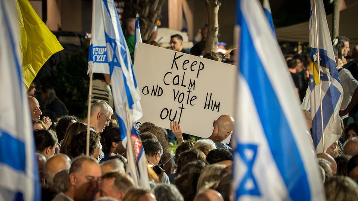Kumanaan qof oo Tel Aviv ku mudaaharaaday ka hor doorashada Israa'iil