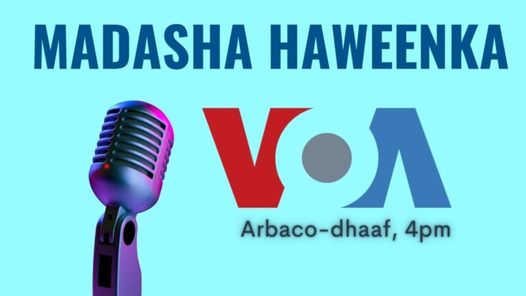 Madasha Haweenka: Dr Khadiija Cali Maxamuud