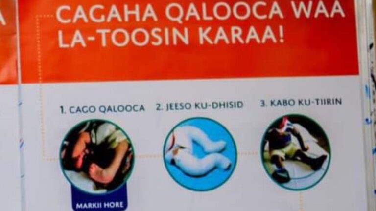 Maalinta carruurta ku dhasha caga-qallooca oo laga xusay Jigjiga