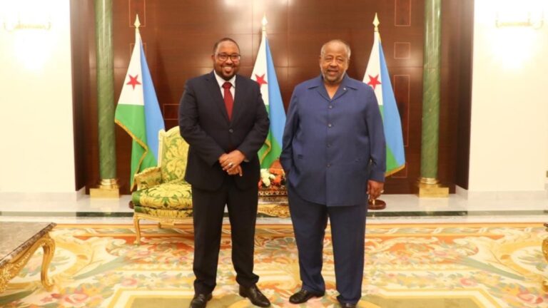 Hoggaamiyaha SSC-Khaatumo oo la kulmay madaxweynaha Jabuuti