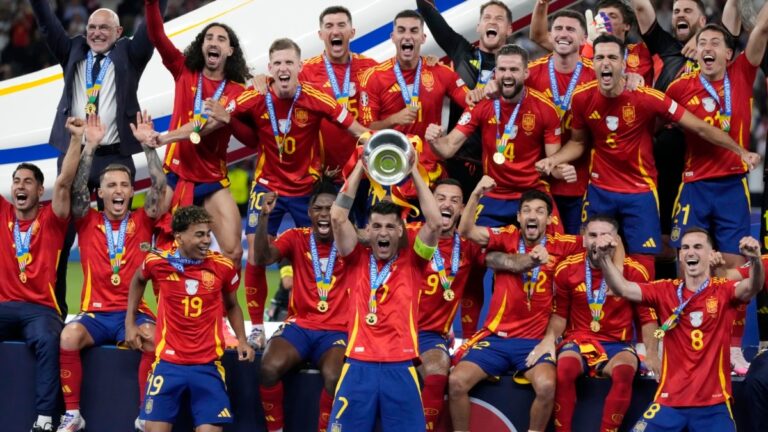 Xulka Spain oo ku guuleystay koobka Qaramada Yurub