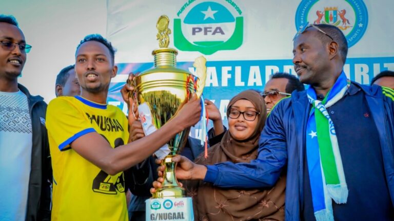 Nugaal oo qaaday koobka ciyaaraha gobollada Puntland