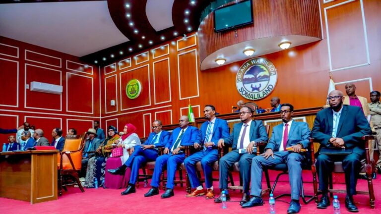 Golaha Wasiirada cusub ee Somaliland oo la ansixiyey