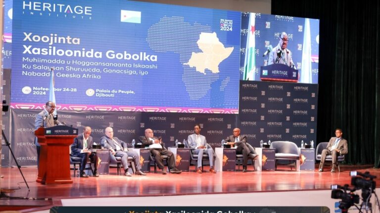 Faaqidaadda: Qodobadii ka soo baxay shirkii Heritage ee Jabuuti