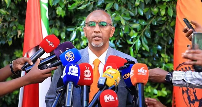 Waddani leader denies secret meeting with Somali president