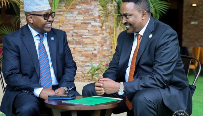 IGAD Chief, Somalia’s FM discuss ways of strengthening regional peace, security