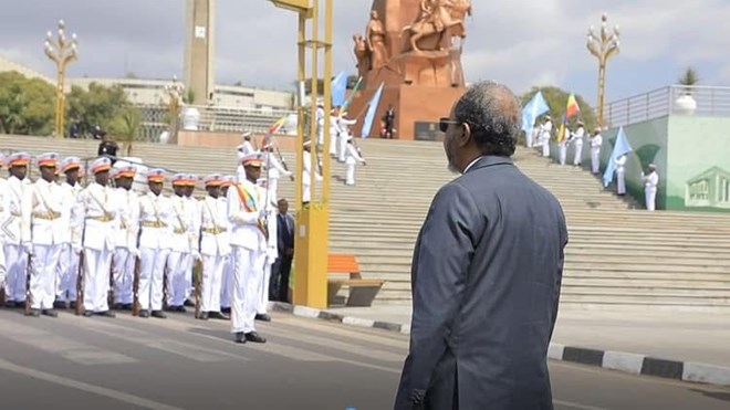 FACT CHECK: Did Somali President Hassan Sheikh Mohamud Inspect Ethiopia’s Navy?