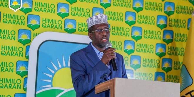 Talaado, Jan 21, 2025-Xisbiga Himilo Qaran oo uga digtay Madaxweyne Xasan Sheekh inuu Doorasho u gaar ah qabsado