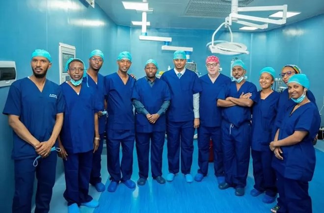 Open-heart surgery in Somalia by Italian medical team