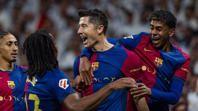 Barca in seventh heaven in La Liga as Real Madrid go four clear
