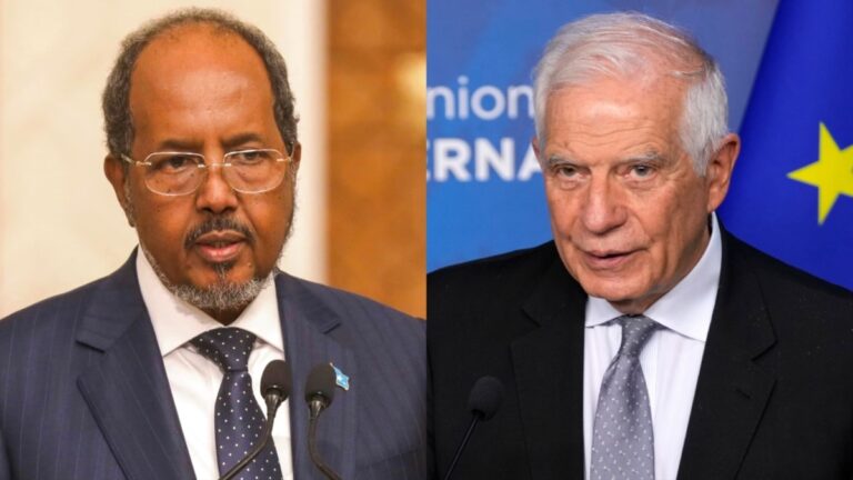 Madaxweyne Xasan iyo Josep Borrell oo wada-hadallo yeeshay