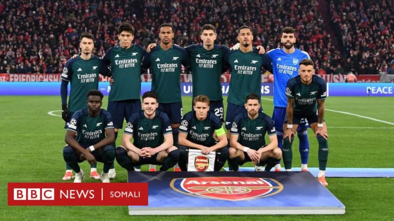 Waa kuma madaxweynaha Arsenal Taageera ee London u tagay daawashada ciyaartii Champion-ka?