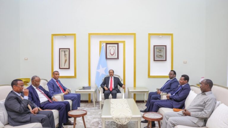 Shirka Golaha Wadatashiga Qaran oo dib uga furmay Villa Somalia