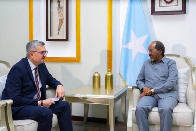 Turkish deputy FM meets Somali counterparts, president in Mogadishu