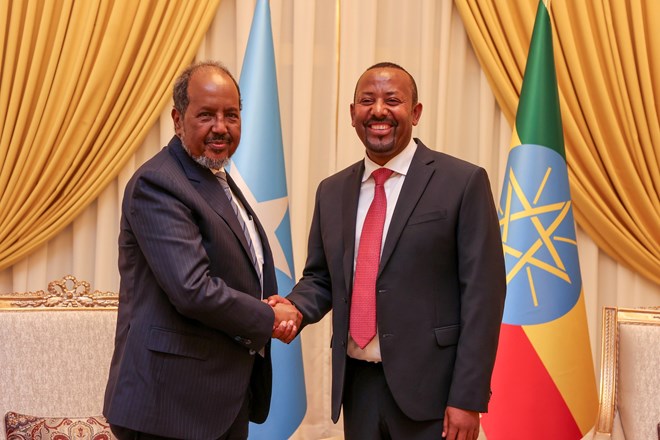 Somali and Ethiopian presidents hold first talks since Ankara deal, discuss security and maritime access