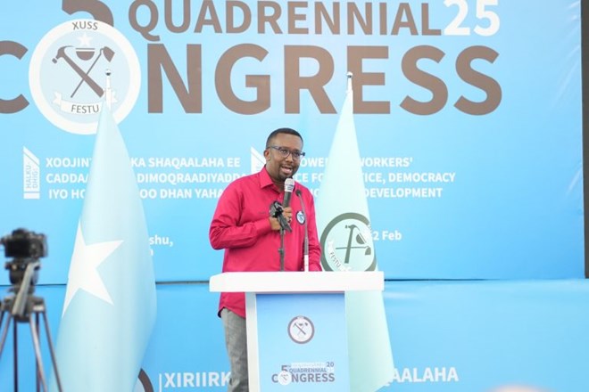 Omar Faruk Osman re-elected as FESTU secretary-general, pledges stronger labor rights