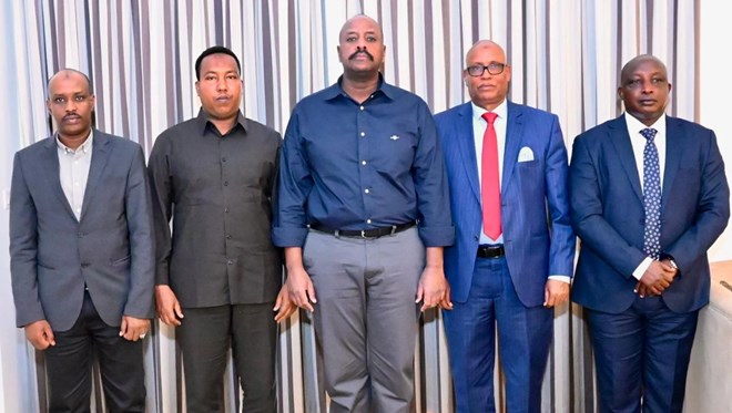 Somali Military Chiefs Brief Gen Muhoozi on Security in Mogadishu