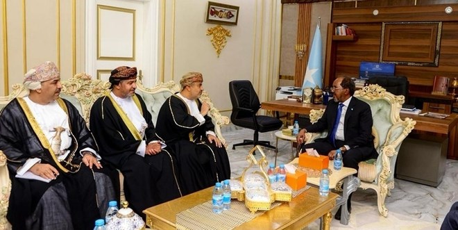 Somali President meets Omani government delegation in Mogadishu