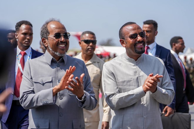 Ethiopia’s Abiy visits Somalia, holds talks with President Mohamud