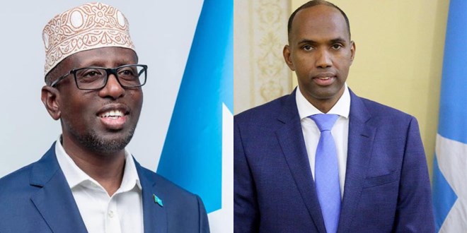 Khamiis, Feb 6 , 2025-Shariif Sheekh Axmed iyo Xasan Cali Kheyre oo boggaadiyay guulaha ciidamada Puntland ka gaareen dagaalka Daacish