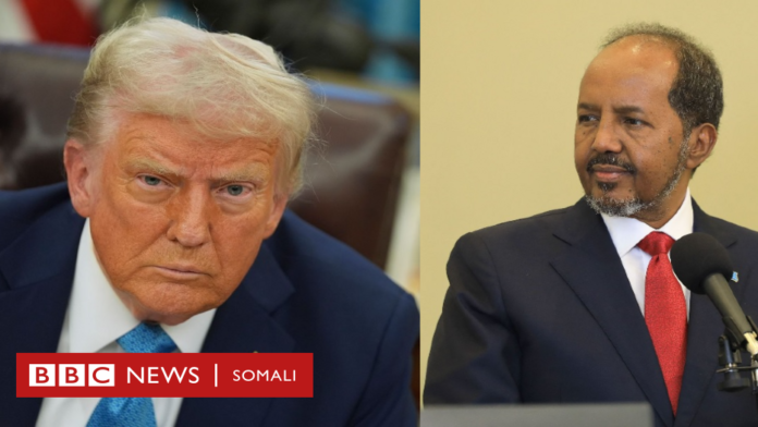 Waxa uu madaxweyne Xasan Sheekh ka yiri aqoonsiga Somaliland iyo baaqa uu u diray Trump