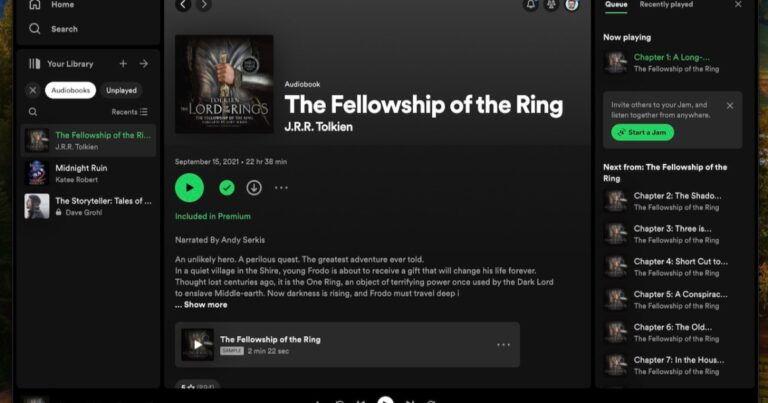 Spotify now offers its listeners AI-narrated audiobooks