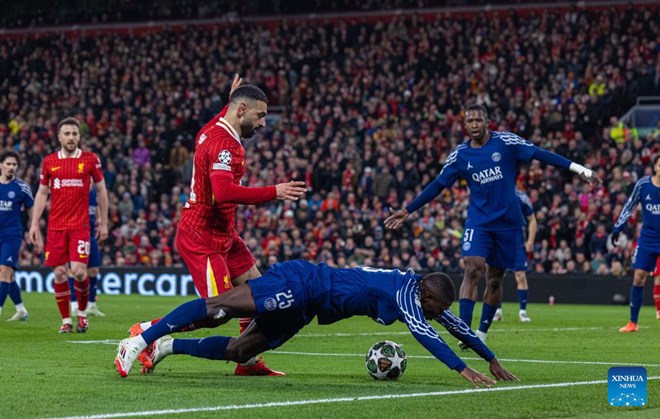 PSG ousts Liverpool from Champions League on penalties to join Barcelona, Bayern and Inter in QF
