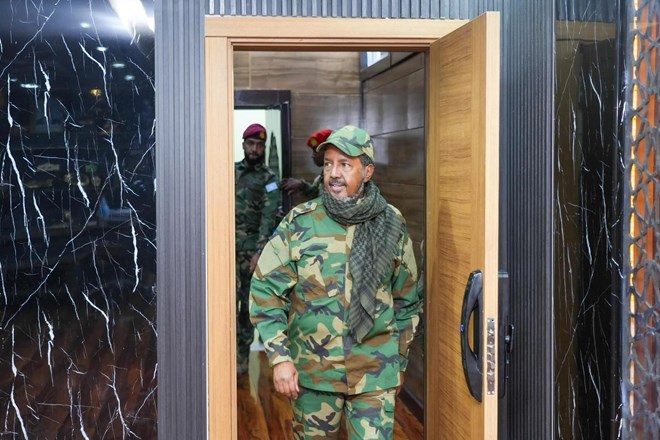 President Mohamud arrives in Middle Shabelle region to oversee military operations against Al-Shabaab