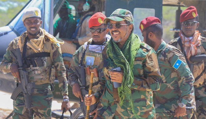 Somali President Hassan Sheikh returns to frontlines to oversee military offensive