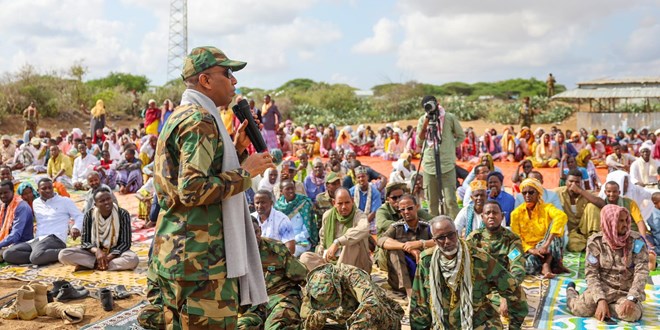 Axad, Mar 30, 2025-Raysal Wasaare Xamse oo Maanta Salaadda Ciida kula Tukaday deegaanka Nambar 50 Shacab iyo Ciidan