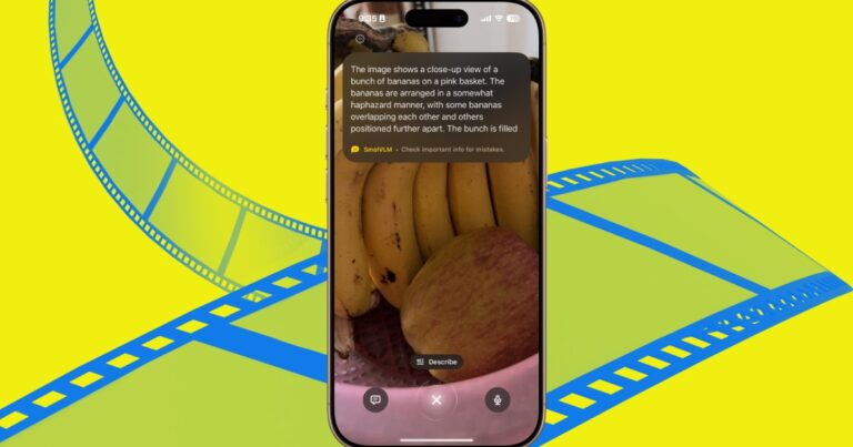HuggingSnap app serves Apple’s best AI tool, with a convenient twist