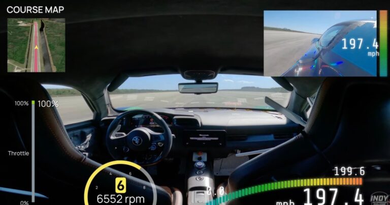 Watch this AI-driven Maserati go insanely fast for new speed record