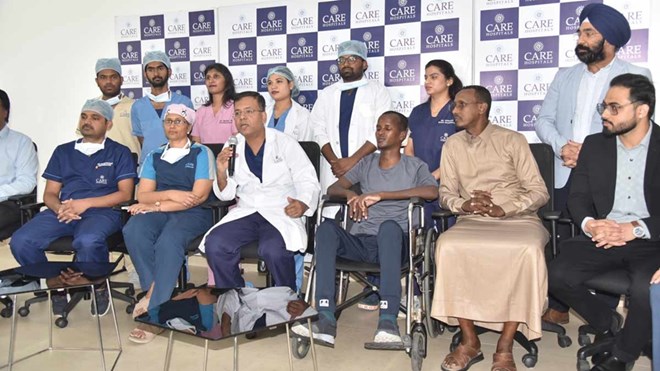 Somali man recovering after rare brain surgery to remove bullet in India
