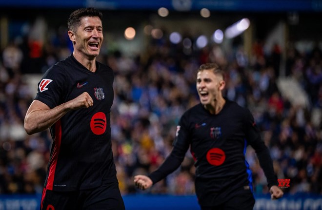 Barca scrapes home in Leganes to move seven points clear in La Liga