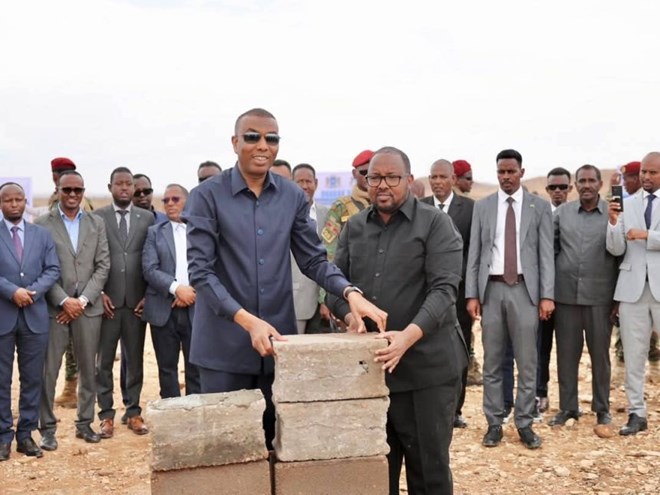 Prime Minister Barre launches eight major development projects in Las Anod town
