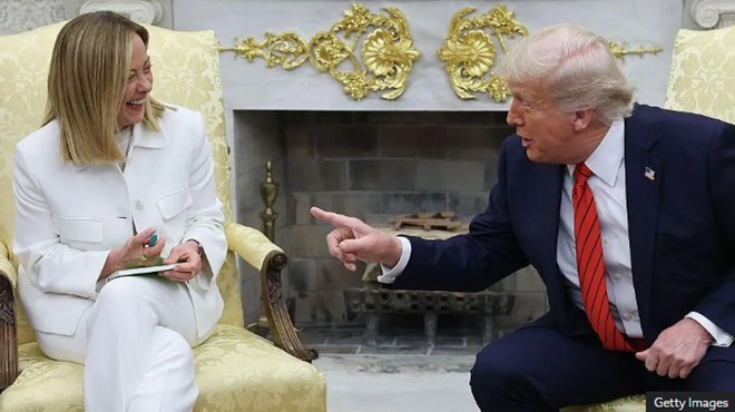 Trump and Meloni talk up chances of US trade deal with Europe
