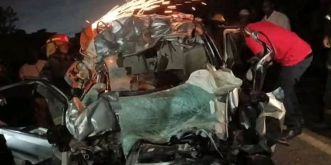 Several feared dead after car rams into trailer on Thika Superhighway