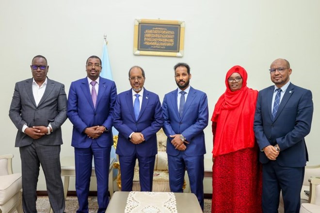 Somali President and FIFA Council Member discuss enhancing regional football ties