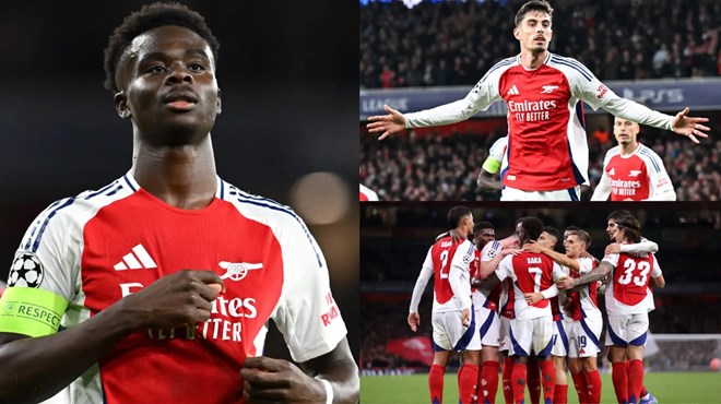 Saka back with goal for Arsenal, Nottingham Forest beats Man Utd