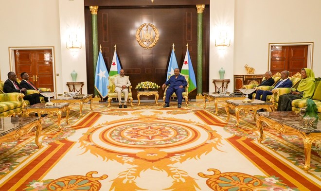 Somali, Djiboutian Presidents discuss security and economic cooperation