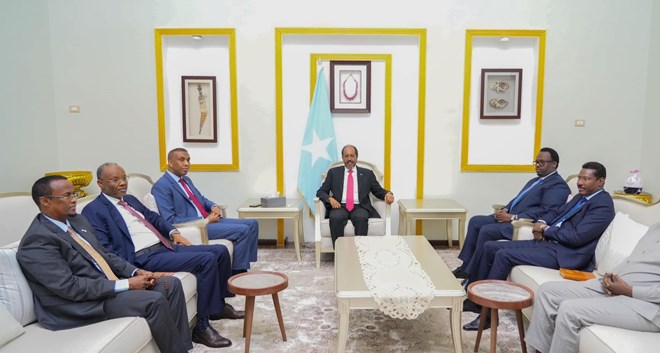 Hassan Sheikh meets regional leaders to prepare national dialogue for political unity