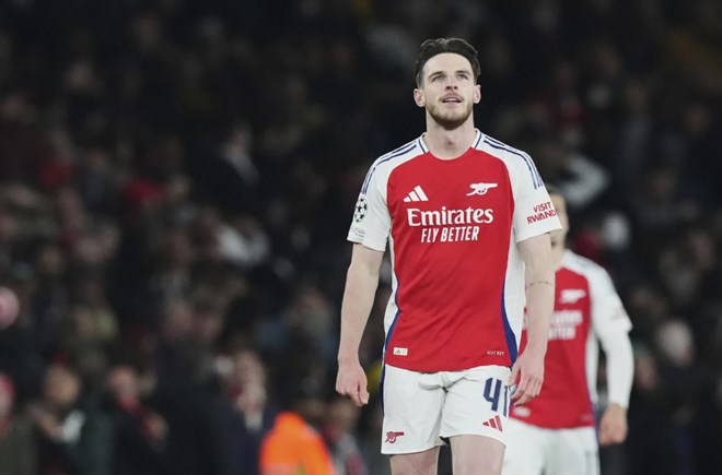 Bend it like Declan: Rice curls home two free kicks as Arsenal beats Real Madrid 3-0 in CL quarters