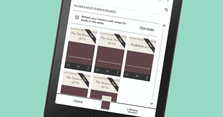 Kindles get Recap tool to quickly catch you up on the story progress