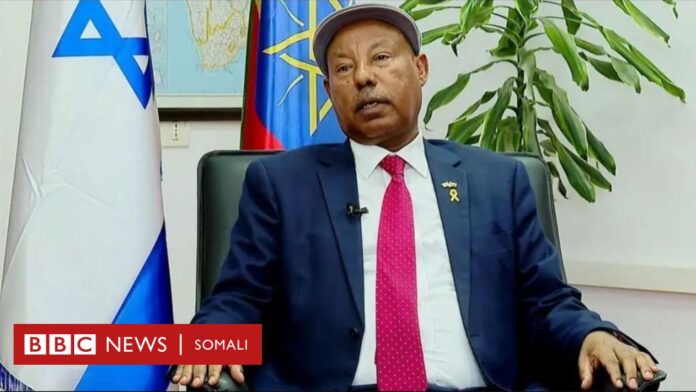 Safiirka Israa'iil u fadhiya Itoobiya oo laga ceyriyay shirka Midowga Afrika 