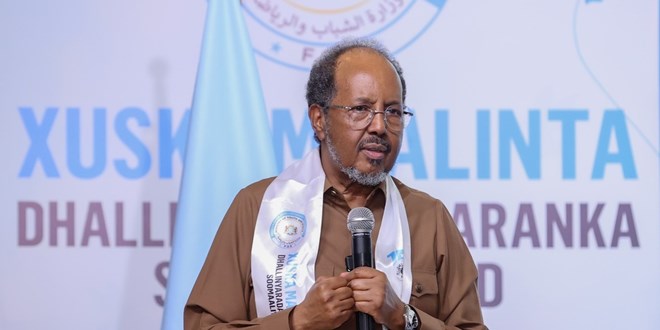 Jimco, May 15, 2025-Madaxweyne Xasan Sheekh oo Mucaaradka ku eedeeyey in aysan dooneeyn in dalka uu ka gudbo Doorashadii dadbaneyd loona gudbo mid Qof iyo Cod ah