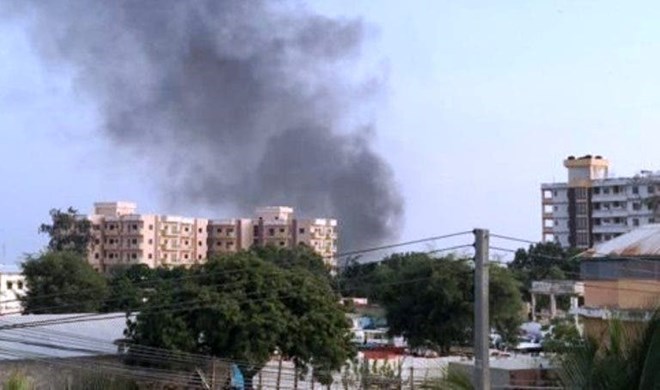 Suicide bombing kills at least ten at military recruitment site in Mogadishu