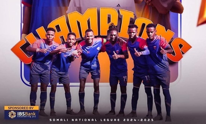 Mogadishu City Club clinches Somali league crown after 3-1 win