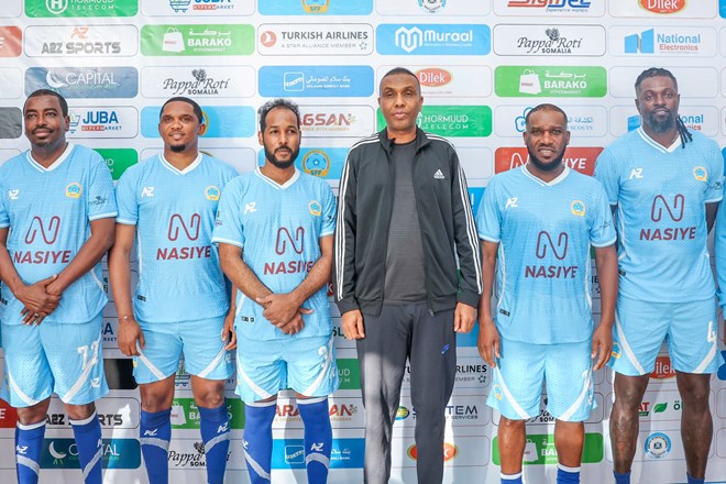 Football legends light up Mogadishu in Historic Peace Match